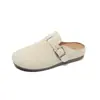 Zapatos Birkenstock Cómodos Retro con Hebilla Punta Cerrada Medias Zapatillas Mujer 2026 Otoño Nuevas Llegadas Aumento de Altura Interior Suela Gruesa Zapatillas de Plataforma Mujer
