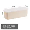 Caixa de Armazenamento Japonesa Branca Espessa Organizador de Bagunça Cesta de Armazenamento Caixa de Armazenamento Plástico para Cozinha Dropshipping Atacado