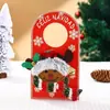 Colgantes de Tela Navideños, Muñecos Navideños, Colgantes Pequeños, Colgantes para Árbol de Navidad, Decoraciones, Colección de Colgantes Pequeños para Regalo