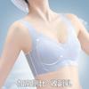 Ropa interior fresca de verano sin costuras para mujer, sujetador sin aros con copa semifija fruncida ultrafina de seda helada, espalda hermosa para mujer