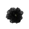 Nueva Flor de Organza de Borde Quemado diy Flor para la Cabeza de Novia Flor para la Muñeca Ramillete Accesorios Ropa Zapatos Accesorios para Sombrero Flor