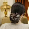 Goma para el pelo estilo coreano para coleta, esponjosa y voluminizadora, Cuerda para el pelo para atar el cabello, Banda elástica para moño bajo, Goma para el pelo de alta elasticidad