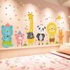 Calcomanías de Pared de Dinosaurios de Dibujos Animados Diseño para Habitación de Bebé/Niños Papel Tapiz de Cabecera para Dormitorio Calcomanías de Decoración de Pared para Jardín de Niños
