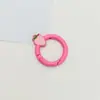 Llavero de Hebilla Redonda de Fresa Color Caramelo Accesorios de Joyería Hechos a Mano DIY Colgante para Mochila Teléfono Juguete