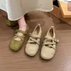 Sapatos Mary Jane Femininos Ballet 2026 Verão Novo Leve Confortável Salto Baixo Boca Rasa Par de Sapatos Individuais Combine com Saias Sapatos de Noite