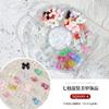 Acessórios de Nail Art Celebridade da Internet Estilo Quente Misto Versátil Diamante Colorido Camélia Borboleta Diamante Fundo Plano Super Brilho Ferramenta Acessórios Decoração