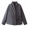 Para Ropa Europea y Americana Transfronteriza Aliexpress Popular Invierno 4 Colores Doble Botonadura Estilo Kimono Casual Chaqueta de Manga Larga