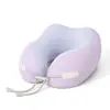 Almohada Personalizada en Forma de U de Seda Helada, Almohada Refrigerante para el Cuello, Se Puede Añadir Logo, Regalo Promocional, Almohada para Coche y Aviación, Almohada en Forma de U de Espuma Viscoelástica