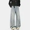 Otoño/Invierno 2026 Nuevos Jeans de Guadaña Desestructurados Retro Americanos Tela de Mezclilla de 320g Pantalones de Trabajo Marca de Moda