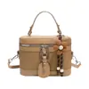 2026 Nueva Moda Versátil Bolso Tejido Diseño Nicho para Mujer Bolso Cuadrado Pequeño Bolso de Mano para Hombro Transfronterizo Bolso Cruzado