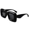Europa y Estados Unidos transfronterizos inflable inflable gafas de sol cuadradas 2023 nuevo estilo occidental decorativo foto ins gafas de sol 9857
