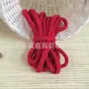Cuerda de Algodón Hueca de Doble Capa de 5 mm de Colores, 8 Hilos, para Cintura de Pantalones, Cuerda de Sombrero, Cordón, Cuerda para Tejer DIY Hecha a Mano 90m