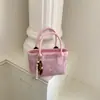 Moda de Verano 2026 Estilo Coreano Simple Bolso Cruzado de un Solo Hombro de Moda Diseño de Nicho Retro Bolso de Mano Cuadrado Pequeño para Mujer