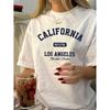 Playera Gráfica Vintage para Mujer California Los Ángeles