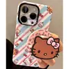 Gatinho de Silicone Fofo de Desenho Animado Adequado para Suporte Magnético Magsafe com Forte Adsorção e Airbag Retrátil para Mesa