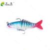 Nuevo Paquete de Colores Hengjia Señuelo Blando para Peces de Plomo Luya Pesca en Hielo Luya Señuelo Blando Peces de Múltiples Secciones Señuelo Blando al por Mayor