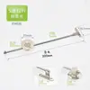 Topes para Puertas de Gabinete Soporte de Gabinete Muebles Barra Telescópica para Tirar Puertas de Gabinete Conector de Gabinete de Mesita de Noche Barra de Soporte Extensible Móvil 5
