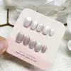 Parches de Manicura Ojo de Gato Populares de Celebridades de Internet Divididos por Código de 10 Piezas, Parches Blanqueadores para Uñas, Uñas Portátiles Hechas a Mano para Fototerapia