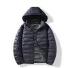 Chaqueta Ligera de Plumas Estilo Pareja 2024 Nueva Pluma de Pato Blanco Moda Versátil Casual Chaqueta Ligera de Plumas Abrigo