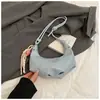 Primavera 2025 Nuevo Bolso Cuadrado Pequeño Casual Texchy de Diseño de Nicho Estilo Occidental Bolso de Hombro Cruzado de Moda para Mujer