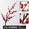Flor de Ciruelo de Invierno China Nueva Flores de Ciruelo Artificiales Adornos para Mesa de Comedor de Sala de Estar Ramas Flores Secas Flores Falsas Florero Arreglo Floral Decoración Arreglo Floral