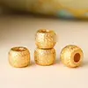Accesorios de cobre chapados en oro de 24 quilates, exquisitos accesorios huecos calados, componentes de joyería hechos a mano para DIY, pulsera collar de calabaza