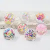 Acessórios para Joias DIY Bola de Cristal Contas Acrílicas Não Porosas Glitter Lantejoulas Contas de Coração Preenchidas Acessórios de Cabelo Material para Grampo de Cabelo