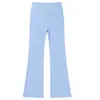 Pantalones de Yoga para Niñas Color Sólido Sensación Fresca Ropa Deportiva Secado Rápido Transpirable Pantalones de Entrenamiento Danza Fitness para Adolescentes