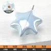 Coração Cartoon Nuvem Colorida Cerâmica Porta de Guarda-Roupa Gaveta Fofa Infantil Puxador Pequeno para Móveis Estilo Europeu