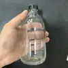 Venta caliente Qiyi extracto frío gotas de hielo mismo estilo de网红 botella para té de leche 500 ml botella para jugo frasco sellado de vidrio para agua mineral
