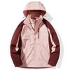 Chaqueta de venta directa de fábrica para hombre y mujer con capucha para exteriores tres en uno impermeable cortavientos de montañismo 1819R