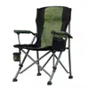 Silla plegable para exteriores transfronteriza con respaldo y reposabrazos, silla de playa, silla para acampar en coche, silla de director portátil, silla de pesca en forma de herradura