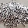Fabricantes de caixas de alumínio vendas no atacado de fábrica acessórios para equipamentos de pesca conjunto de linhas com fio branco luva de alumínio tubo de alumínio plano