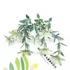 Árbol de Navidad artificial con plantas acuáticas de aspecto realista y agujas de pino, para arreglos florales de bricolaje y decoraciones navideñas