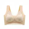 Chal de Encaje Transfronterizo Talla Grande Sin Marcas Seda de Hielo Push-up Transpirable Delgado Sujetador Espalda Hermosa Pecho Grande Pequeño Fijo Ropa Interior