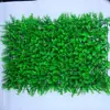 Parede de Flores Artificiais e Plantas Verdes para Decoração de Casamento, Paisagismo de Shopping, Plantas Plásticas Artificiais de Milão, Parede de Plantas Artificiais