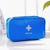 Bolsa Portátil Popular para Armazenamento Médico, Kit de Primeiros Socorros para Casa e Viagem, Bolsa Organizadora de Medicamentos de Emergência com Compartimentos Múltiplos em Tecido Oxford