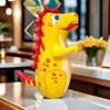 Vaso Inflable de Dinosaurio Extra Grande de 90 cm de Venta Caliente para Niños Juguete Inflable de PVC de Pingüino Empuje de Piso Regalo