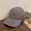 Gorra de béisbol de estilo retro para mujer, estilo veraniego, con parte superior suave y desgastada, nueva moda, sombrero para el sol de estilo coreano para hombre, ideal para combinar con todo.
