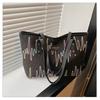Bolsa de Tecido para Aulas Estudantis Bolsa Feminina 2025 Nova Chegada Bolsa de Ombro Axilar Listrada Grande Capacidade Commuter Lazer Bolsa Tote