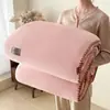 Manta de Lã de Alpaca, Manta Espessa de Inverno para Soneca no Escritório, Manta Pequena, Xale de Sofá em Fleece Coral, Cobertor de Cama