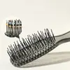 Pente Mágico de Camadas, Pente para Cabelos Molhados e Secos, Pente Massageador para Saúde do Couro Cabeludo, Alisamento de Cabelo, Antiestático e Fofo Artefato para Mulheres