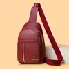 Nova Bolsa de Peito Feminina 2026, Bolsa de Ombro Casual Versátil, Bolsa Transversal Fashion para Trabalho e Deslocamento, Mochila Pequena Tendência