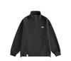 Sudadera sencilla de color sólido con cuello de media cremallera para hombre, otoño e invierno, americana holgada casual, combinable con todo, top deportivo, chaqueta para pareja