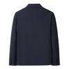 Chaqueta Laps para Hombre Primavera y Otoño Chaqueta Ligera Business Casual para Hombre Color Sólido Sencilla para Hombres de Mediana Edad y Mayores