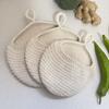 Rede de gotejamento de água de cozinha feita à mão transfronteiriça, saco de rede para pendurar vegetais e frutas, cesta de ninho de pássaro, rede de armazenamento de corda de algodão