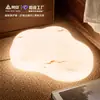 Lámpara de Techo Nube de Crema, Lámpara de Sala de Estar de Espectro Completo para Protección Ocular, Luz Principal de Vestíbulo de Mármol de Imitación de Gama Alta, Iluminación Zhongshan