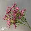Buquê de 5 galhos de Gypsophila toque suave de espuma Decoração de casa Flores artificiais Flores falsas Folhagem artificial Decoração de casamento