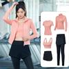 Traje de ropa de yoga nuevo de primavera y verano 2023 para mujer, ropa deportiva para correr y fitness, ropa profesional de secado rápido para correr por la mañana, conjunto de cinco piezas