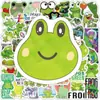 50 novos adesivos de sapo de desenho animado, adesivos de grafite frescos para computador de bicicleta, adesivos para laptop, adesivos para carro elétrico adesivos